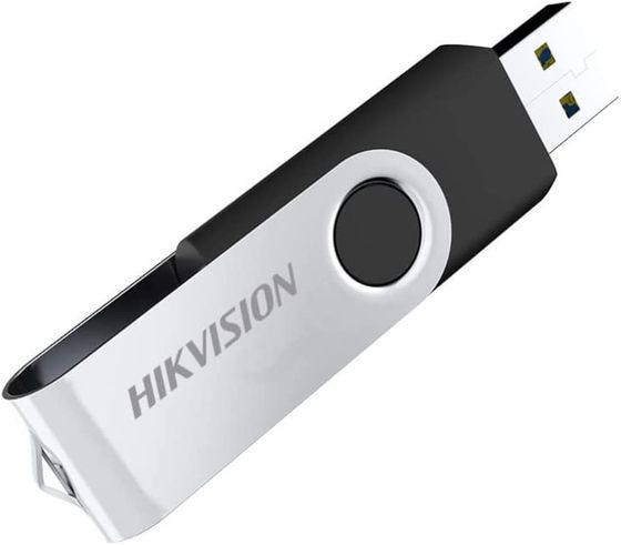 Флеш диск 64Gb Hikvision M200S HS-USB-M200S/64G/U3 USB3.0 серебристый/черный