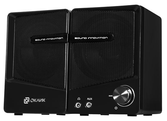 Колонки 2.0 Oklick OK-126 6Вт черный