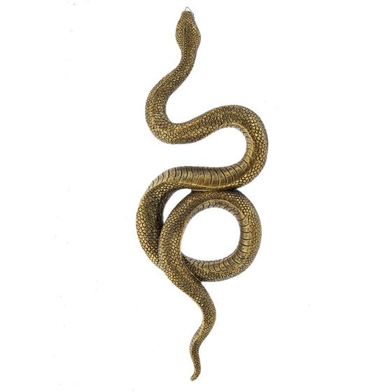 Изделие декоративное настенное &quot;Змея&quot;, L15 W5 H40 см, 2в.