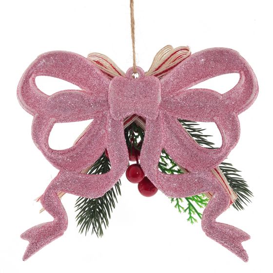 Украшение новогоднее &quot;Бант&quot;,  L19,5 W5 H17 см