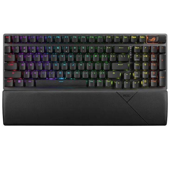 Клавиатура Asus X901 STRIX SCOPE II 96 LED игровая беспров. черный (90MP037A-BKRA00)