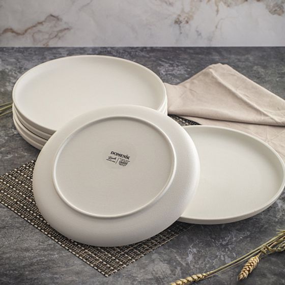 Тарелка обеденная ROCK WHITE 26см