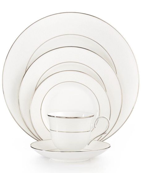 Opal Innocence Stripe 5-Piece Place Setting