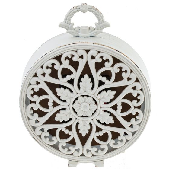 Часы настольные декоративные, Д14 Ш4,5 В19 см, (1xАА не прилаг.)