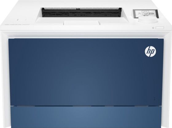 Принтер лазерный HP Color LaserJet Pro 4203dn А4 Duplex Net белый/синий (4RA89A)