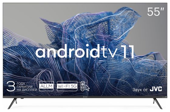Телевизор LED 55&quot; Kivi 55U750NB черный SmartTV