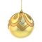 Набор из 12шт Украшение новогоднее Шар &quot;Золотой вензель&quot;, D10 см, L43 W33 H10,5 см