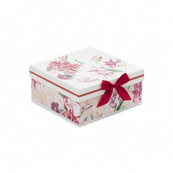 Кружка RED BLOSSOM 330мл с ложечкой и подставкой