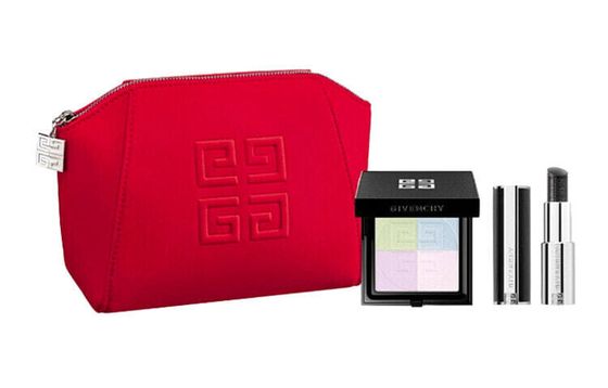 GIVENCHY Christmas Limited Set Powder No.1 + Lip Balm No.10 + Storage Bag