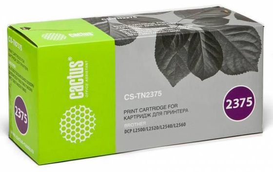 Картридж лазерный Cactus CS-TN2375 (TN-2375) черный для Brother (2600стр.)