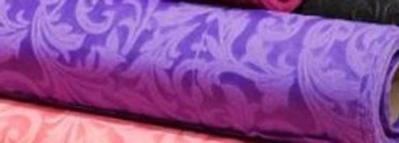 !09 Фетр для упаковки и поделок, &quot;Вензеля&quot; 50 см.x 1,5 м.,ламинированный 3D, фактурный, однотонный, двусторонний, Цвет Лаванда