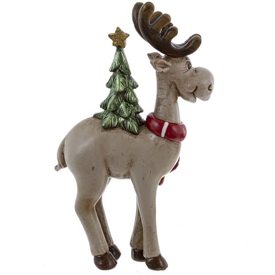 Фигурка декоративная &quot;Олень&quot;, L9,5 W3,5 H16 см, 2в.