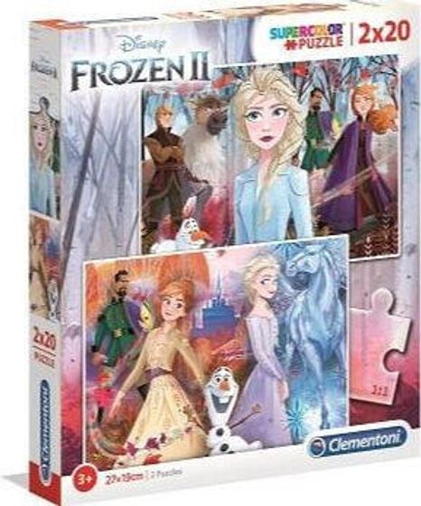 Пазл Clementoni 2x20 Super Color Frozen 2