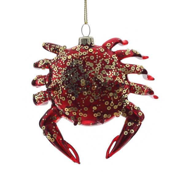 Украшение новогоднее "Краб", L10 W5 H11 см
