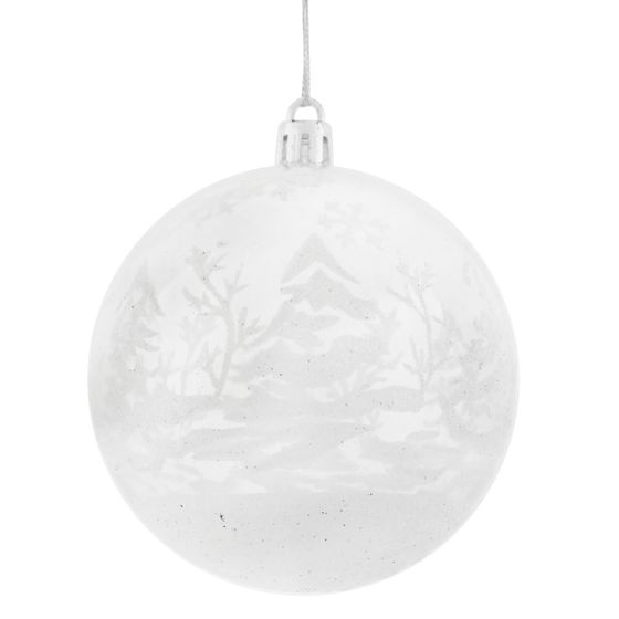 Набор из 12шт Украшение новогоднее "Шар", D 8 см, L35 W27 H9 см