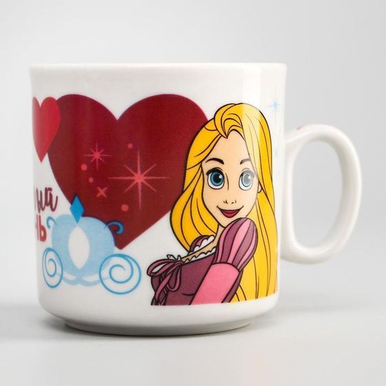 !09 Набор посуды «Мечтай!», 4 предмета: кружка 200 мл, миска d=14 см, тарелка d=16,5 см, коврик в подарочной упаковке Принцессы Дисней