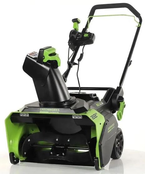 Снегоуборщик аккумуляторный GreenWorks GD82STK5 82V 56х33см АКБ 5Ач и ЗУ (2602507UB)