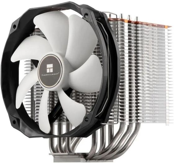Кулер для процессора Thermalright ARO-M14O Soc-AM5/AM4 черный/белый 4-pin 15-21dB Al+Cu 240W 880gr Ret