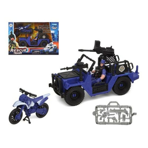 Playset Police Rescue Team Синий