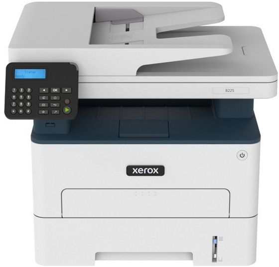 МФУ лазерное Xerox WorkCentre B225DNI (B225V_DNI) A4 Duplex Net WiFi белый/синий