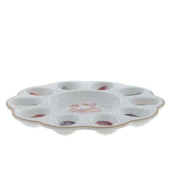 Тарелка для 10-ти яиц, L25,5 W25,5 H2,5 см