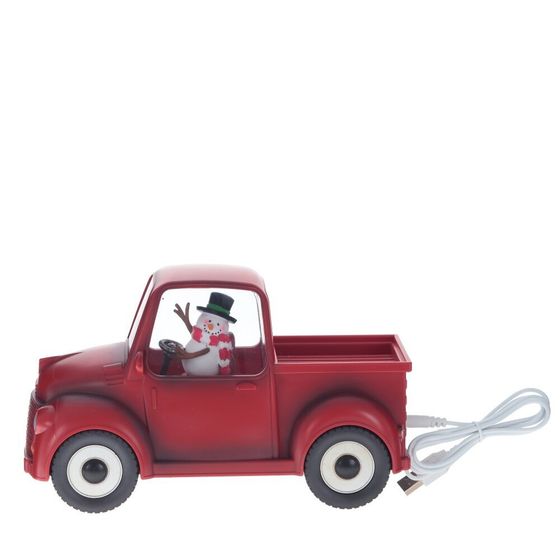 Изделие декоративное &quot;Снеговик&quot; (подсвет, музы, вьюга, 3хААА н/п), L22 W9,5