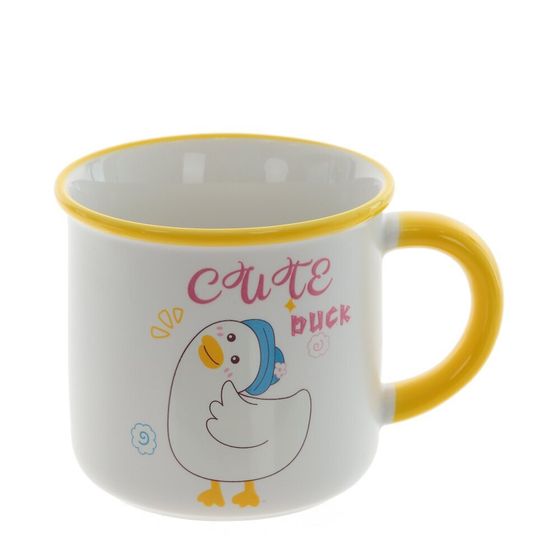 Кружка, 350 мл, L11,5 W8 H8,5 см, дизайн микс