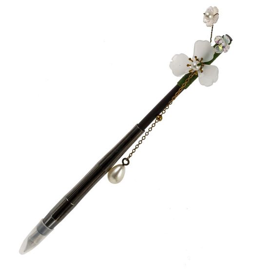 Набор подарочный: ручка перьевая, 5 наконечников, чернильница, Д25 Ш11 В3,5 см