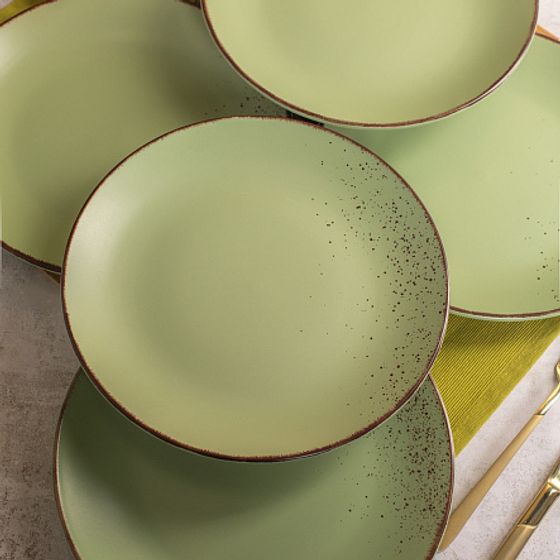 Тарелка обеденная OH!SPLASH зеленый 24см