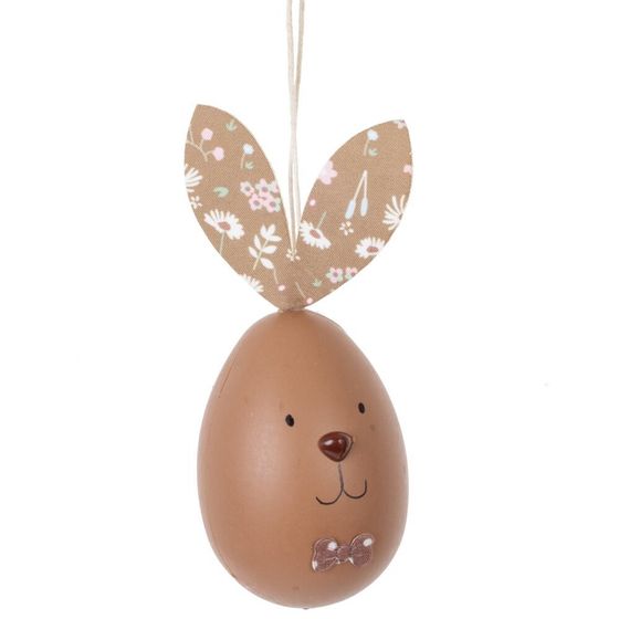 Изделие декоративное подвесное &quot;Яйцок&quot; (блок 12шт), L5 W5 H11,5 см, 3в.