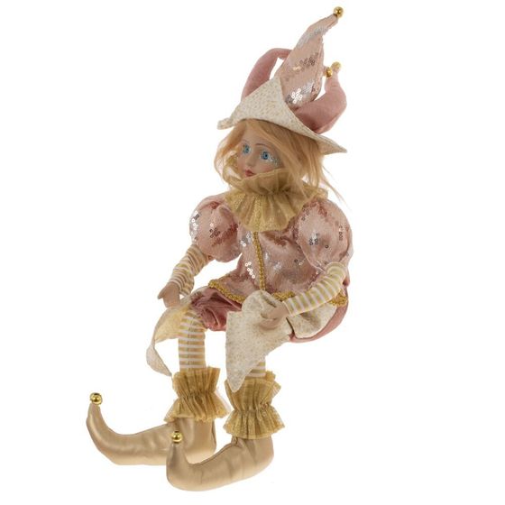 Игрушка набивная &quot;Клоун&quot; (муз, движ),  L15 W13 H50/27 см