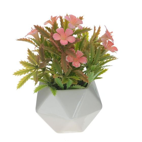 Цветочная композиция, L10 W10 H17 см, 4в.