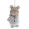 Изделие декоративное подвесное "Снеговик", L6 W4,5 H10 см, 2в.