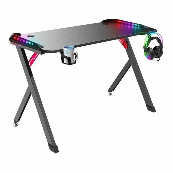 Стол для компьютера Defender PLATINUM RGB черный (64302)