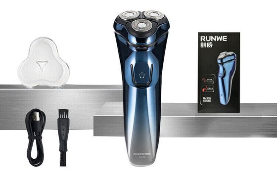 RUNWE RS370 Gift Box Set Swivel Type Razors Stainless Steel Three Blades Wash All Over The Body Electric Rechargeable