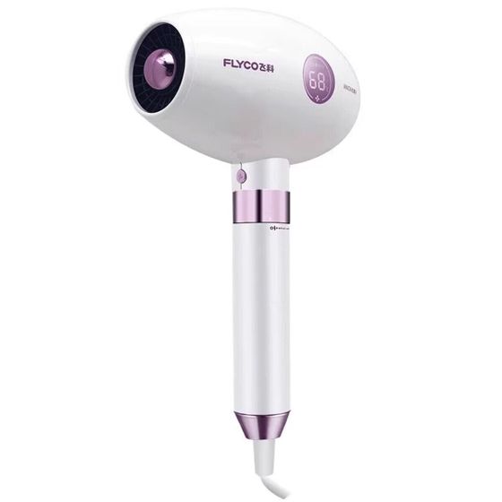 FLYCO FH6285 Hair Dryers 1800W Infinite Rotation Temperature Control With LED Display Smart