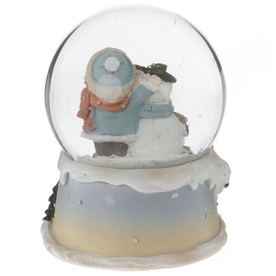 Фигурка декоративная &quot;Дети&quot; в стекл шаре, L7 W6,5 H8,5 см, 2в.