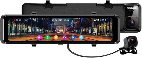 Видеорегистратор TrendVision MR-1100 черный 150° 2Mpix 2160x3840 WiFi (TVMR1100)