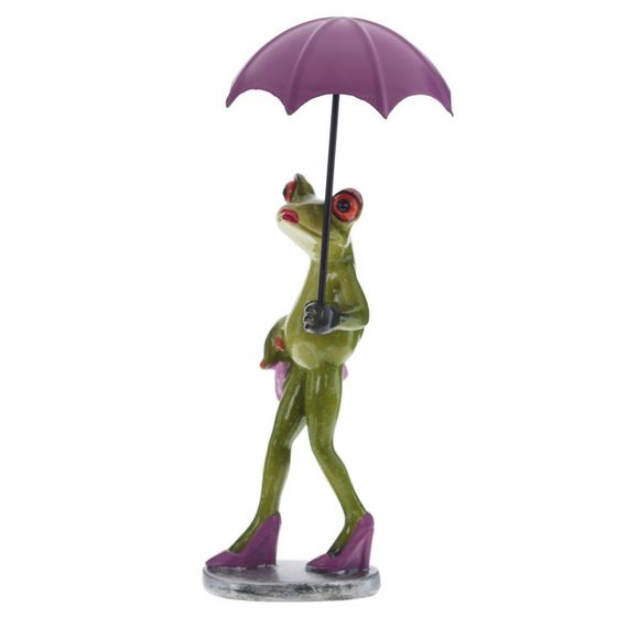 Фигурка декоративная "Лягушка", L10 W8,5 H22,5 см