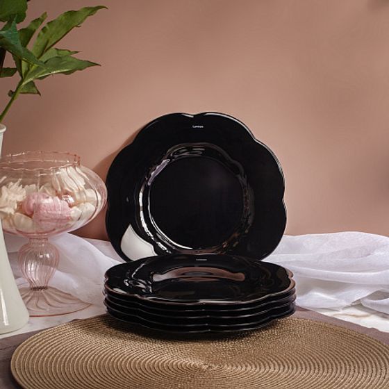 Набор столовый FLORE OPAL&amp;BLACK 18предметов