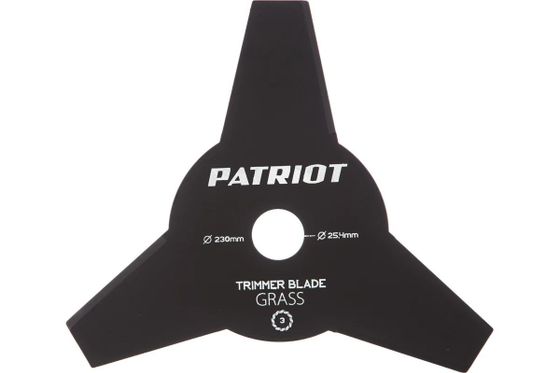 Нож Patriot TBS-3, D=230*25,4 мм, толщина 1,6 мм 3 - лопастной