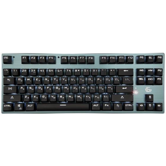 Клавиатура Gembird KBW-G540L беспров. серый/черный