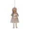 Фигурка декоративная подвесная "Девочка", L5,5 W4,5 H11 см, 2в.