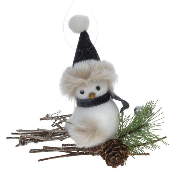 Изделие декоративное подвесное &quot;Птичка&quot;, L15 W6 H14 см, 2в.