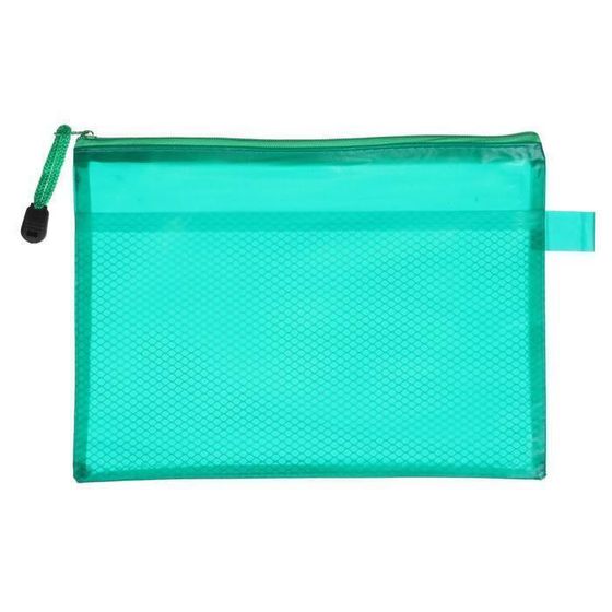 !Папка-конверт на молнии Calligrata А5, 2 штуки однотонная, МИКС