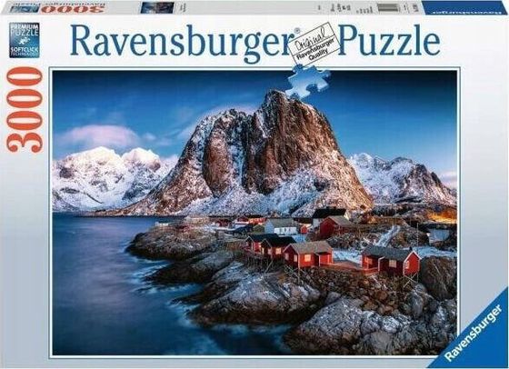 Ravensburger Puzzle 3000 elementów Norwegia - Hamnoy, Lofoten