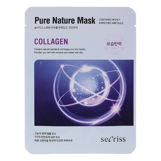 Маска тканевая Anskin Secriss Pure Nature Collagen, 25 мл