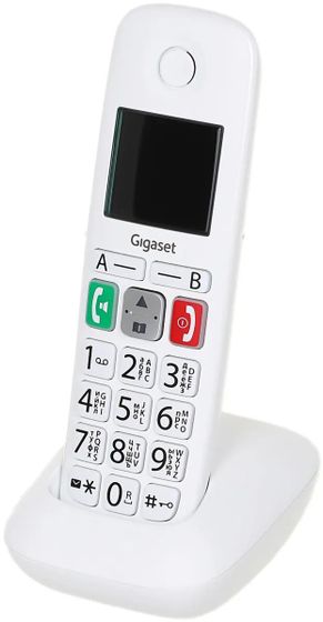 Трубка доп. Dect Gigaset E290HX HSB RUS белый для E290