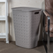 Корзина для белья SOFTEX серая 56л