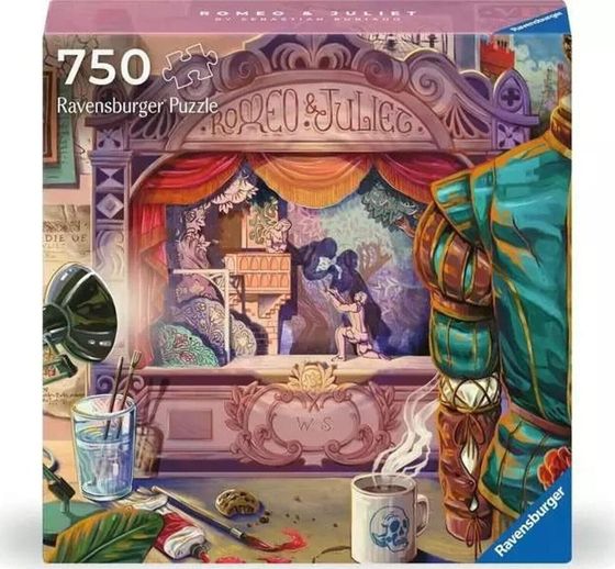 Ravensburger Puzzle 750 Art&amp;Soul Romeo i Julia